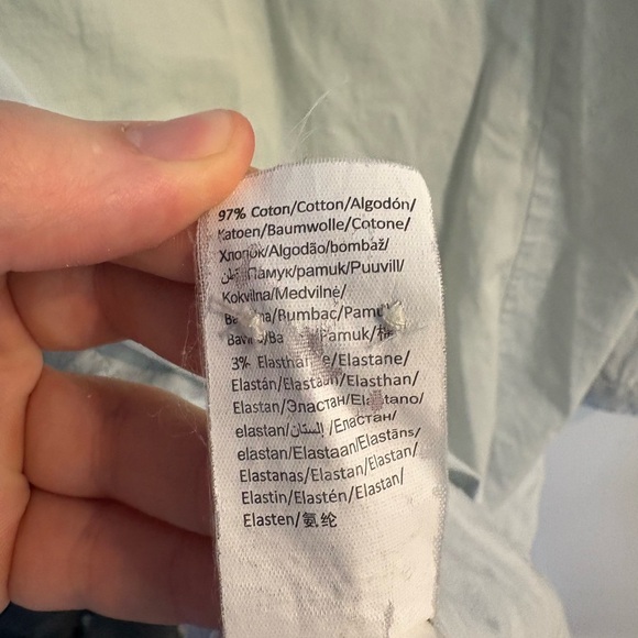 Light Gray Button-Up Shirt - Picture 3 of 3